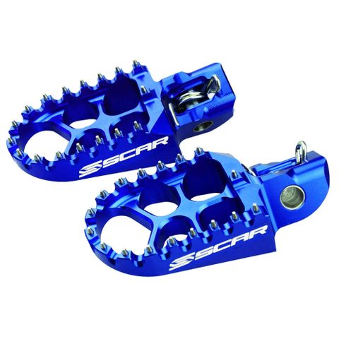 FOOTPEGS SCAR EVOLUTION HONDA KAWASAKI BLUE