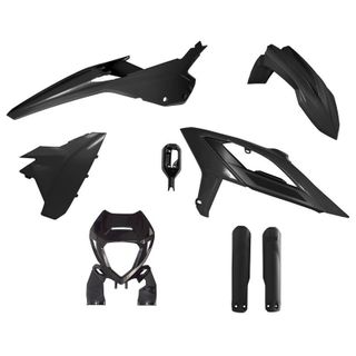 PLASTICS KIT RTECH 6 PIECE BLACK BETA 125RR 200RR 250RR 300RR 350RR 390RR 430RR 480RR 23-ON