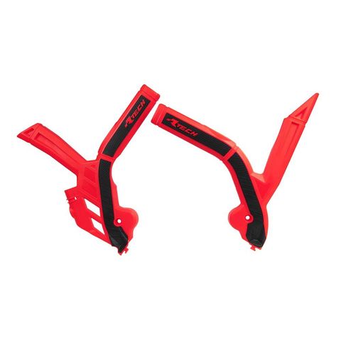 FRAME GUARDS RTECH BETA 125RR 200RR 250RR 300RR 350RR 390RR 430RR 450RR 480RR RED BLACK