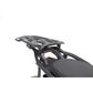 REAR CARRIER SW MOTECH STREET RACK SLEEK ALUMINUM TAIL CARRIER INTEGRATES INTO SPORTY BIKES