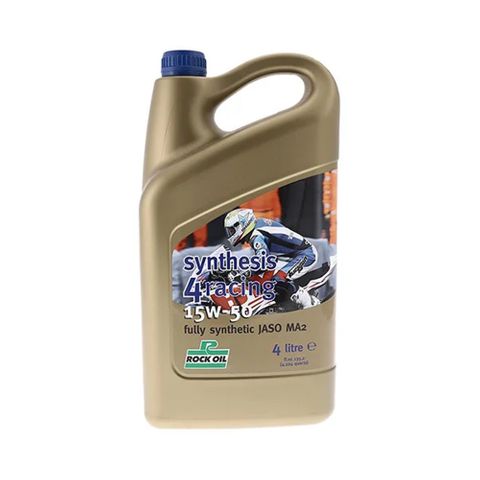 ENGINE OIL FULLY SYNTHETIC 15W 50 SYNTHESIS 4 RACING ROCK OIL 4L