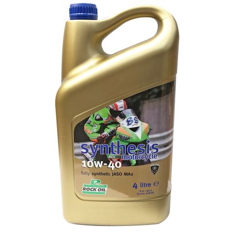 ENGINE OIL FULLY SYNTHETIC SYNTHESIS 4 MOTORCYCLE 10W-60 ROCK OIL 4L