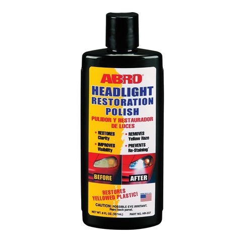 HEADLIGHT RESTORATION POLISH ABRO