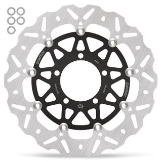 BRAKE DISC FRONT MOTO MASTER NITRO 310MM FLOATING ABS SHIMS TRIUMPH FRONT LEFT