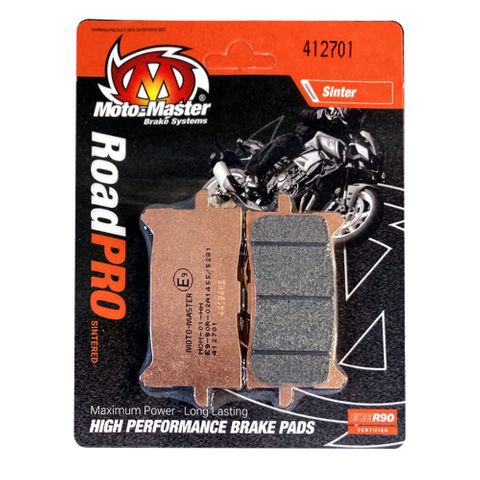 BRAKE PADS MOTO MASTER FRONT ROAD PRO SINTERED HONDA CB125R CB300R CB650R CBR650R CRF1000L CRF1100L