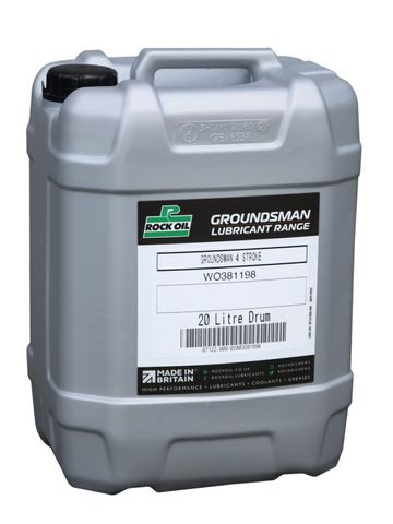 ENGINE OIL GROUNDSMAN SAE 30 4 STROKE 20L ROCK OIL MINERAL BASED FOR LAWN MOWER & STATIONARY ENGINES