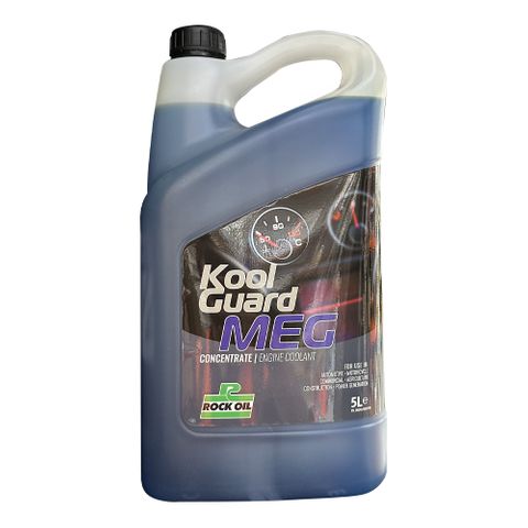 COOLANT / ANTIFREEZE KOOL GUARD MEG ROCK OIL 5L *CONCENTRATE*