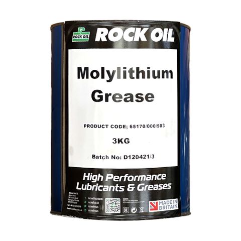 MOLYLITHIUM HIGH PERFORMANCE GREASE ROCK OIL 3KG