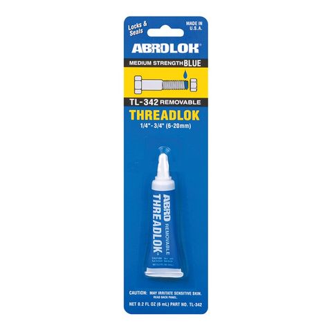 THREAD LOK REMOVEABLE MEDIUM ABRO 6MLS