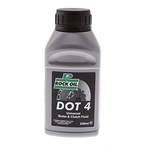 BRAKE FLUID DOT 4 ROCK OIL 250 MLS