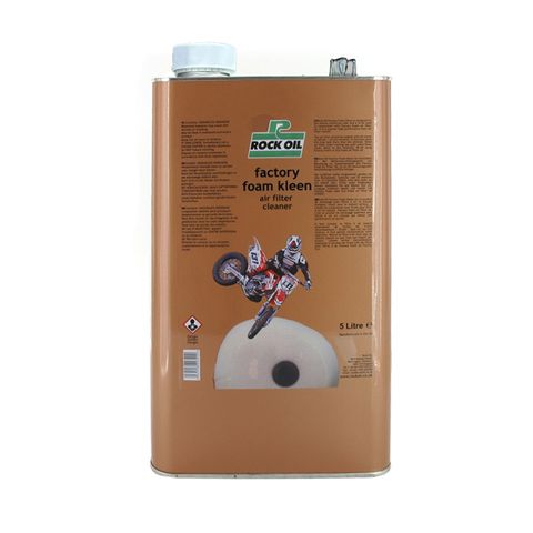 FACTORY FOAM KLEEN ROCK OIL AIR FILTER CLEANER 5L