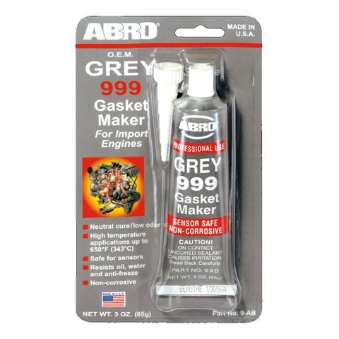 RTV SILICONE ABRO GREY 85G