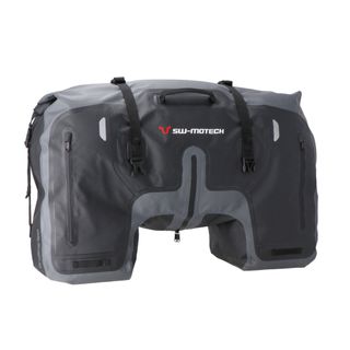 TAIL BAG SW MOTECH DRYBAG GREY BLACK 70L WEATHERPOOF