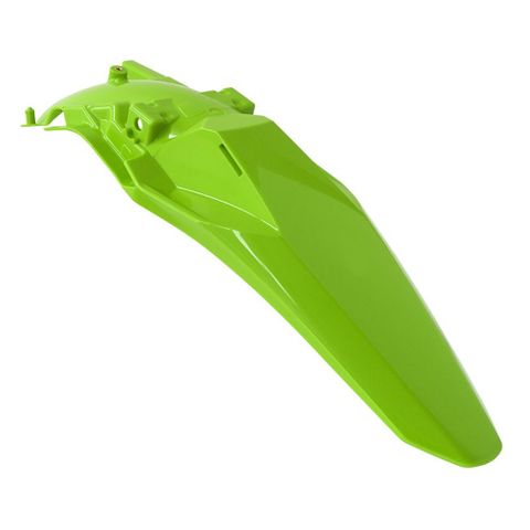 REAR FENDER RTECH FLURO GREEN KAWASAKI KX450F 2024