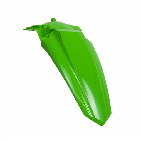 REAR FENDER RTECH KX250F 21-24  KX450F 19-23 FLURO GREEN