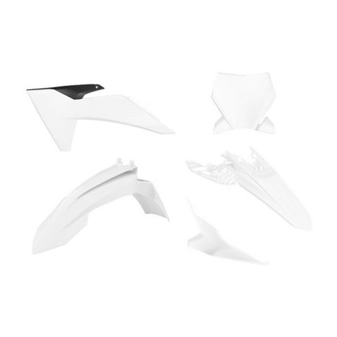 PLASTICS KIT RTECH 6 PIECE WHITE KTM 65SX 2024