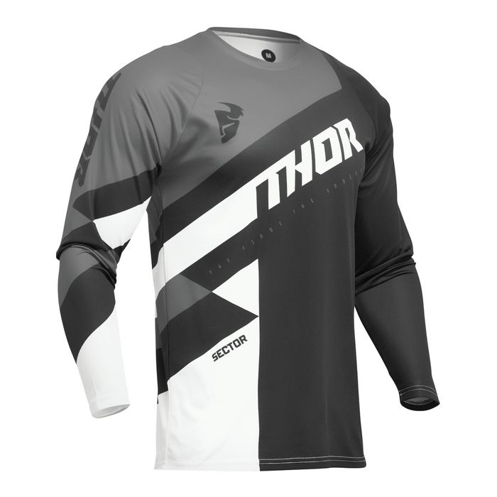 THOR SECTOR CHECKER JERSEY YOUTH BLK/GY