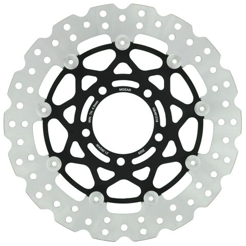 METAL GEAR BRAKE DISC FRONT L/R ALLOY CENTRE- (21-228-AW-BK SAME SPECIFICATION -DESIGN ISN'T TOO ...