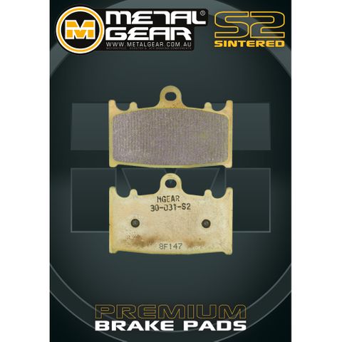 METAL GEAR BRAKE PADS FRONT SINTERED