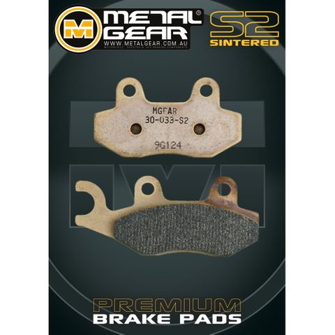 BRAKE PADS FRONT METAL GEAR