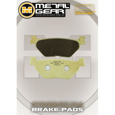 BRAKE PADS REAR METAL GEAR ORGANIC YAMAHA