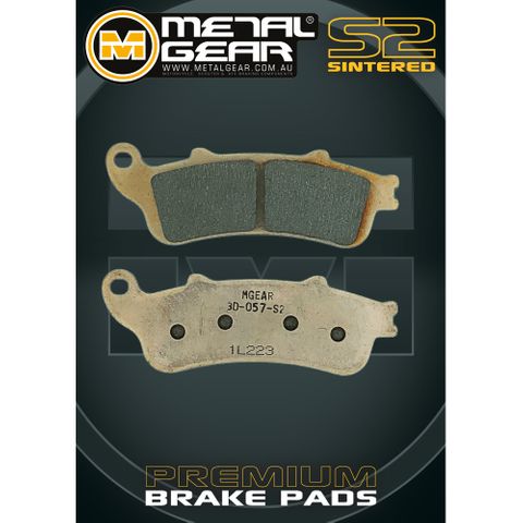 METAL GEAR BRAKE PADS- SINTERED 2