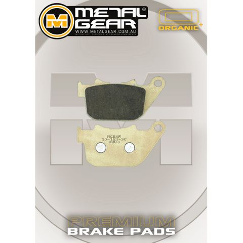 BRAKE PADS REAR METAL GEAR ORGANIC