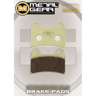 BRAKE PADS FRONT METAL GEAR ORGANIC