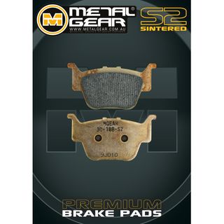 BRAKE PADS REAR METAL GEAR