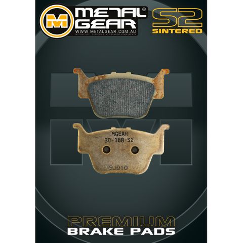 METAL GEAR BRAKE PADS SINTERED