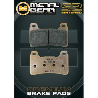 BRAKE PADS FRONT METAL GEAR SINTERED S2