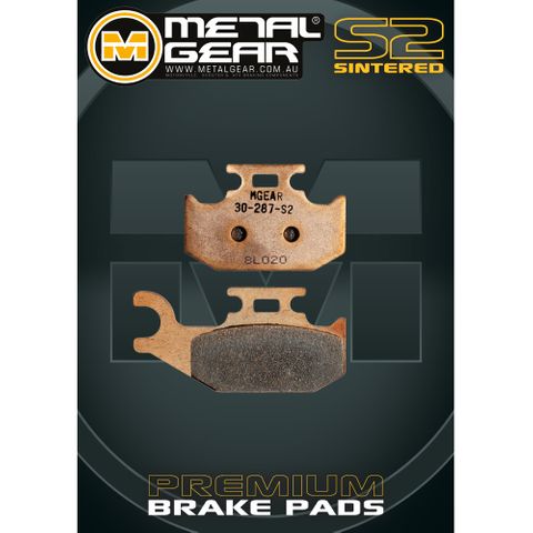 BRAKE PADS REAR METAL GEAR