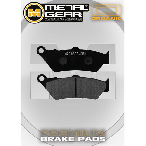 BRAKE PADS METAL GEAR