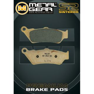 BRAKE PADS METAL GEAR