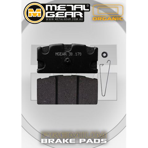 METAL GEAR BRAKE PADS- ORGANIC