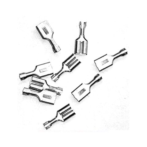 TERMINALS 6MM FEMALE SPADE 10 PACK