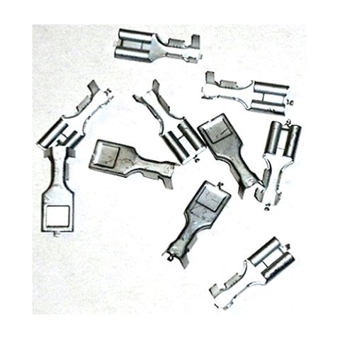 TERMINALS 8MM FEMALE SPADE 10 PACK