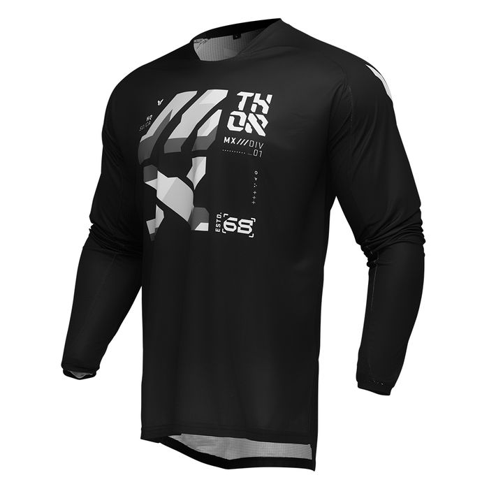 THOR JERSEY LAUNCH BRAVE BLACK/GREY