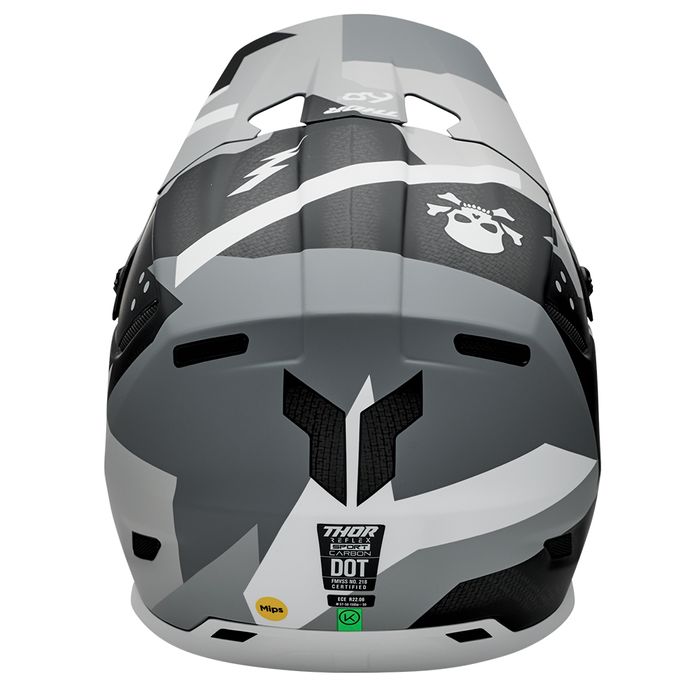 THOR HELMET REFLEX BRAVE GREY/WHITE