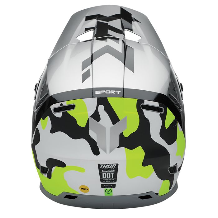 THOR HELMET REFLEX RIOT GREY/ACID