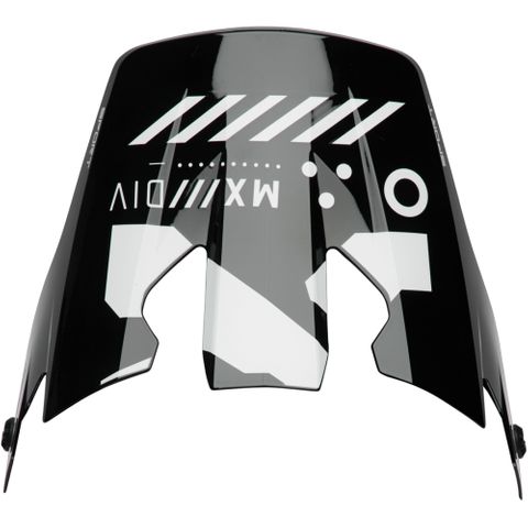 HELMET VISOR KIT S25 THOR MX REFLEX SPORT COMPOSITE STRIKE BLACK/RED