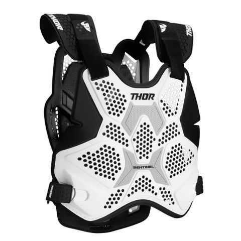 THOR CHEST PROTECTOR SENTINEL PRO WHITE