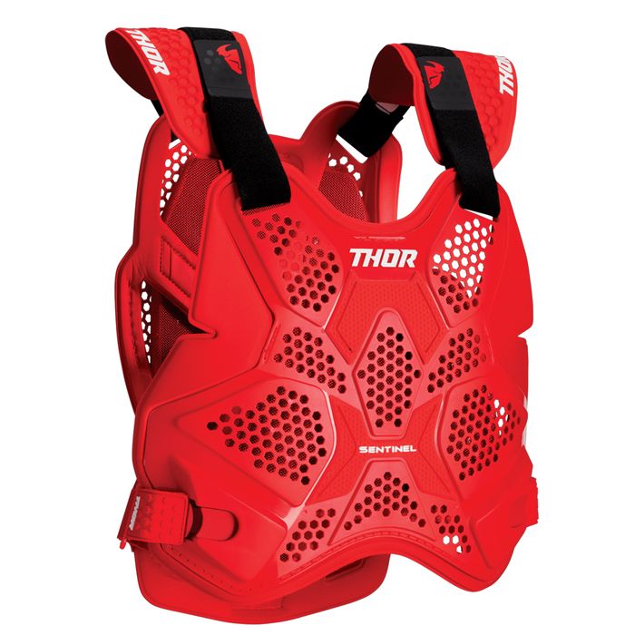 THOR CHEST PROTECTOR SENTINEL PRO RED