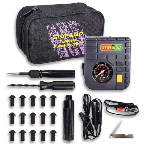 STOP & GO TYRE PLUGGER ULTIMATE KIT WITH COMPRESSOR   (6000)