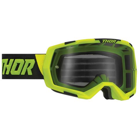 GOGGLES S25 THOR MX REGIMENT LIME/BLACK