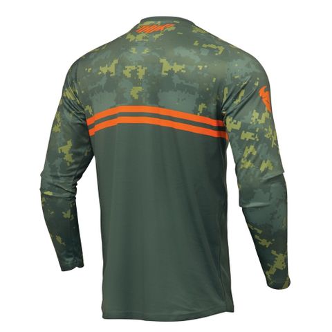 THOR SECTOR DIGI JERSEY YOUTH GREEN/CAMO