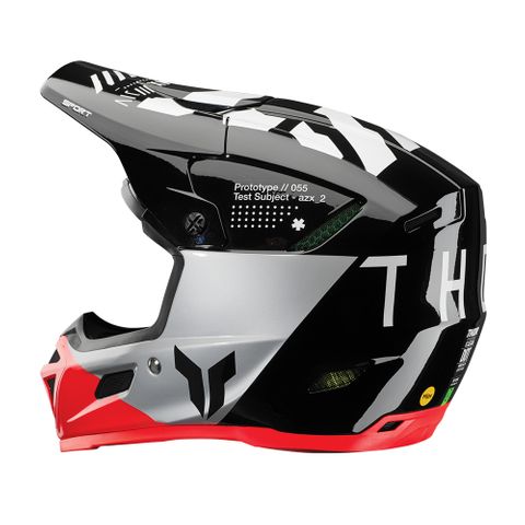 THOR HELMET REFLEX STRIKE BLACK/RED