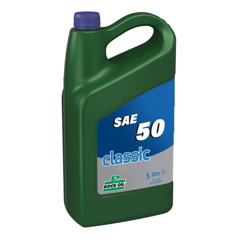 ENGINE OIL CLASSIC SAE 50 ROCK OIL MINERAL BASED 5L