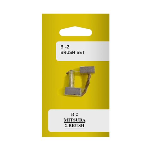 STARTER BRUSH SET 2 PIN HEAVY DUTY