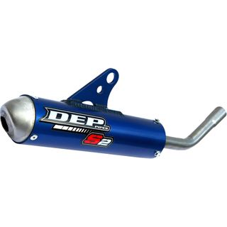 SILENCER DEP GASGAS MC85  HUSQVARNA TC85  KTM 85SX BLUE {MUST BE USED WITH DEP FRONT PIPE}